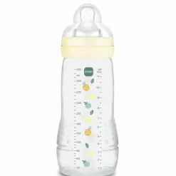 Biberon Easy Active 2ème âge Pearl - Tétine débit X (330ml)|MAM Best