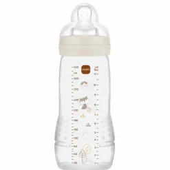 Biberon Easy Active 2ème âge Decor Sable - Tétine débit X (330ml)|MAM New