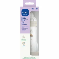 Biberon Easy Start anti-colique Sable - Tétine débit 3 (320ml)|MAM Discount