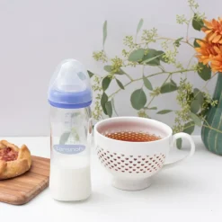 Biberon en verre Natural Wave spécial allaitement (240 ml)|Lansinoh Outlet