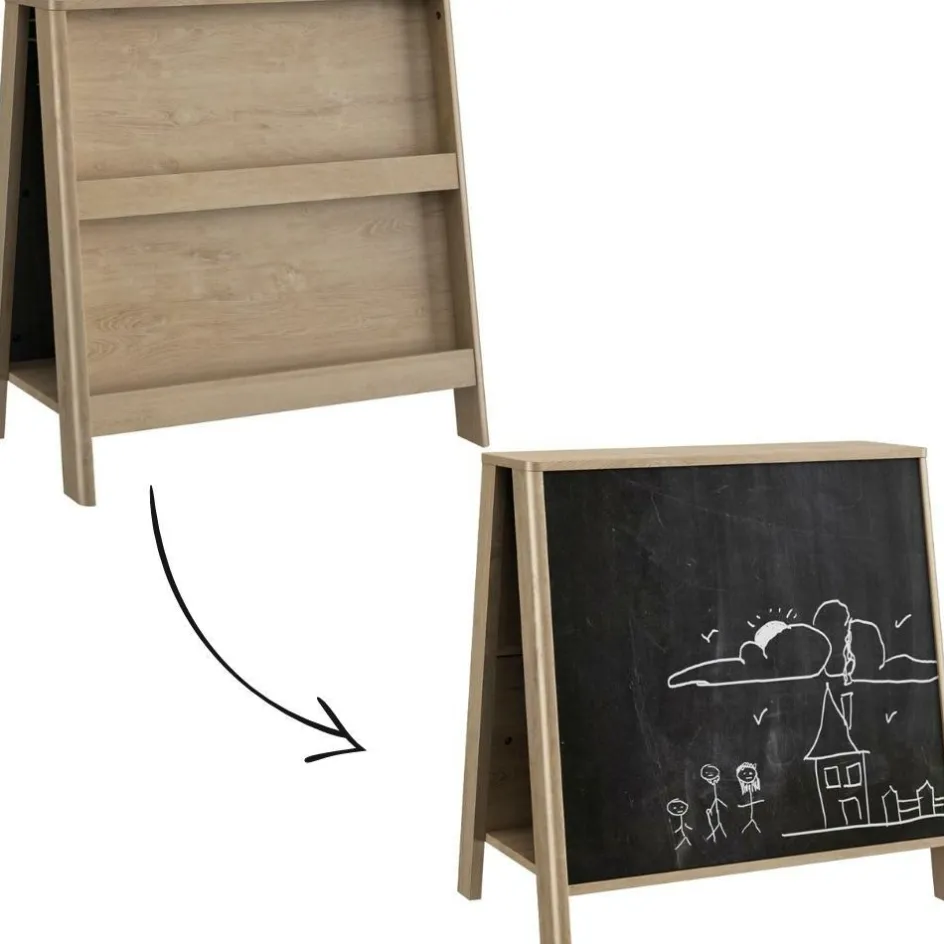Discount Galipette Bibliothèque et tableau noir 2 en 1 Achille