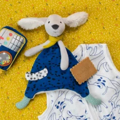 Biscuit de dentition caoutchouc Puce et Pilou|Moulin Roty Outlet