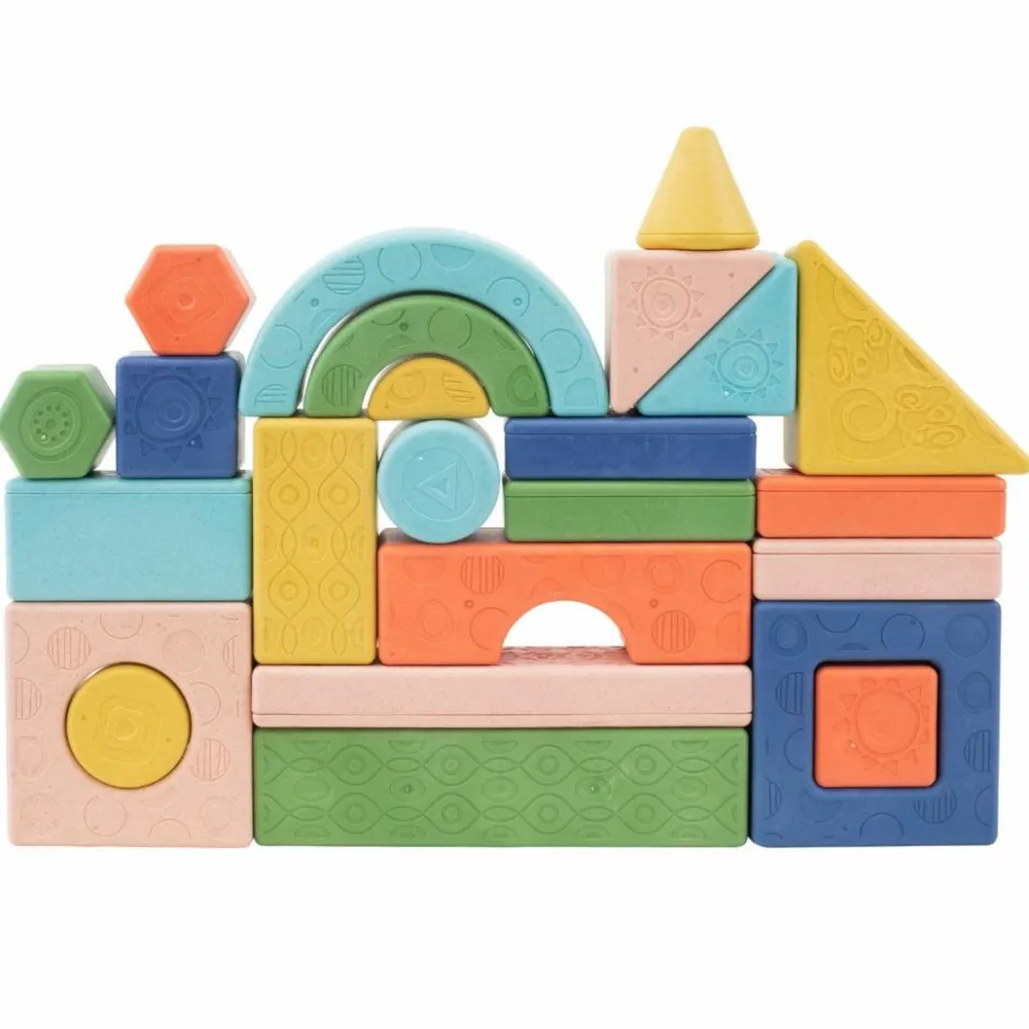 Outlet Tiger Tribe Blocs à empiler et hochet (24 pièces)