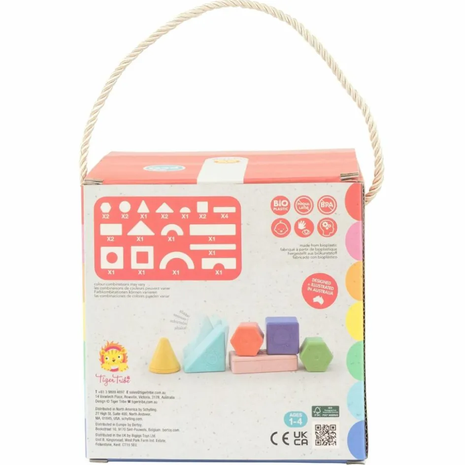 Outlet Tiger Tribe Blocs à empiler et hochet (24 pièces)