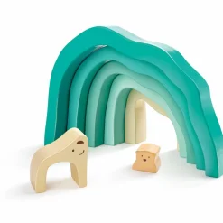 Clearance Hape Blocs à empiler Ours polaire arctique