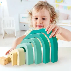 Clearance Hape Blocs à empiler Ours polaire arctique