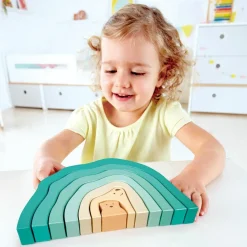 Clearance Hape Blocs à empiler Ours polaire arctique