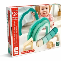 Clearance Hape Blocs à empiler Ours polaire arctique