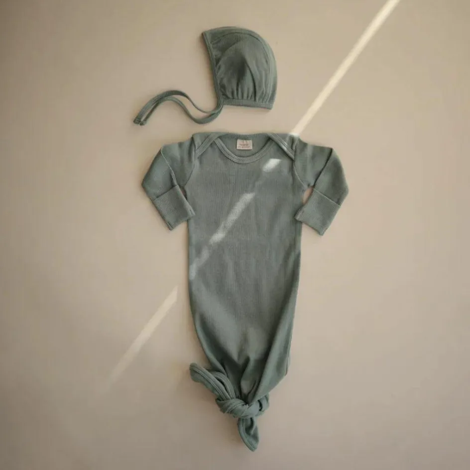 Body combinaison à nouer Roman Green|Mushie Online