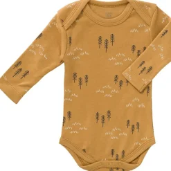 Online Fresk Body manches longues en coton bio Woods spruce yellow (6-12 mois : 67 à 74 cm)