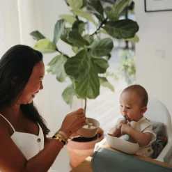 Best Mushie Bol à ventouse en silicone Natural