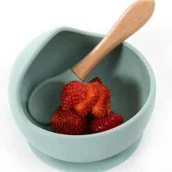 Sale Bo Jungle Bol ventouse et cuillère bleu