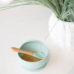 Sale Bo Jungle Bol ventouse et cuillère bleu