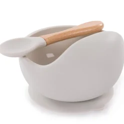 Discount Bo Jungle Bol ventouse et cuillère gris