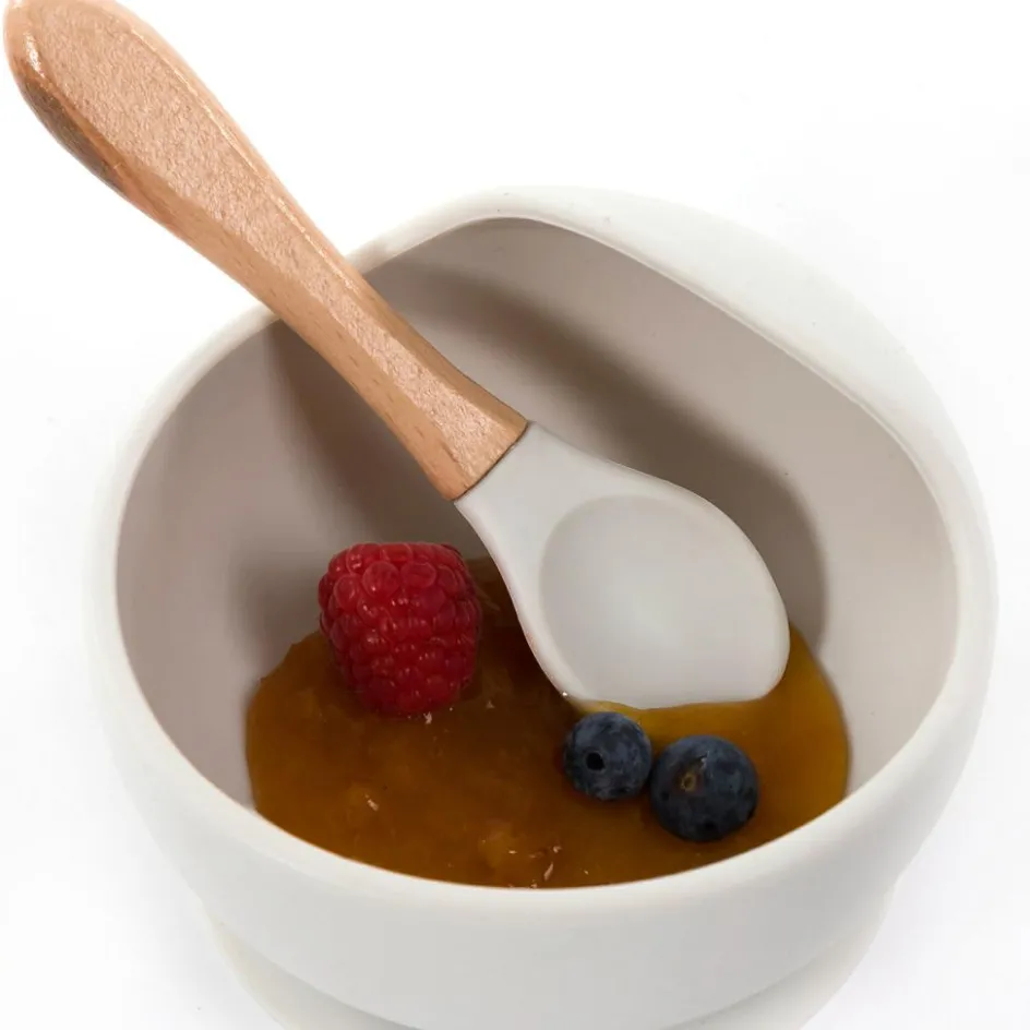 Discount Bo Jungle Bol ventouse et cuillère gris