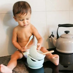 Discount Bo Jungle Bol ventouse et cuillère gris