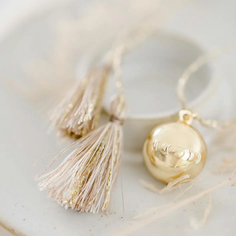 Bola de grossesse Astre cordon moka (or jaune 18 carats)|Pleine Lune Sale