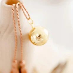 Bola de grossesse Caresse cordon blush (or jaune 18 carats)|Pleine Lune Online