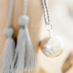 Bola de grossesse Caresse cordon nuage (plaqué argent 925)|Pleine Lune Discount