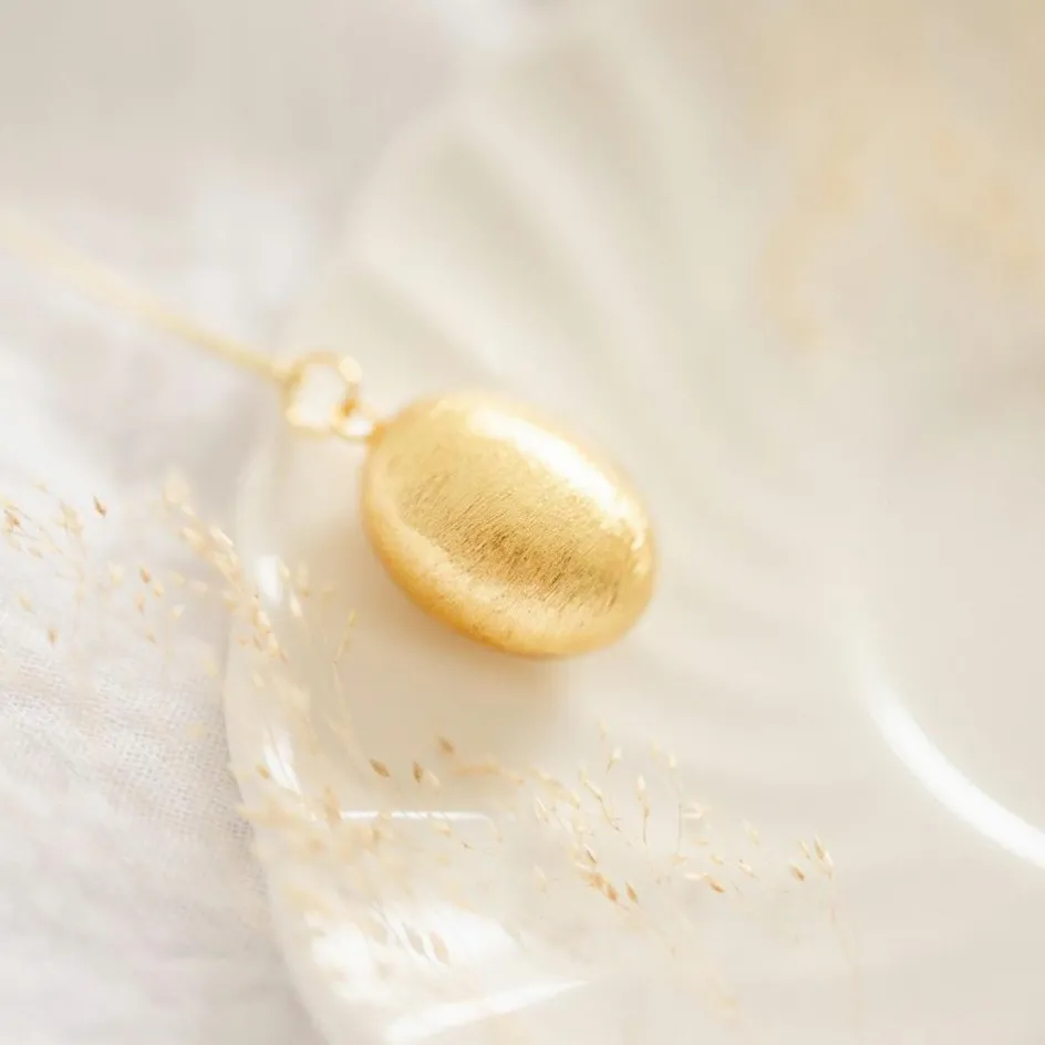 Best Pleine Lune Bola de grossesse Cocon chaîne (or jaune 18 carats)