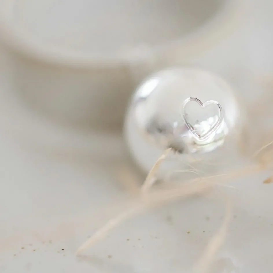 Bola de grossesse Cœur à cœur chaîne (plaqué argent 925)|Pleine Lune Clearance