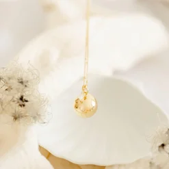 Bola de grossesse Equilibre chaîne personnalisable (or jaune 18 carats)|Pleine Lune Sale