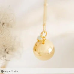 Bola de grossesse Equilibre chaîne personnalisable (or jaune 18 carats)|Pleine Lune Sale