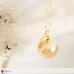 Bola de grossesse Equilibre chaîne personnalisable (or jaune 18 carats)|Pleine Lune Sale