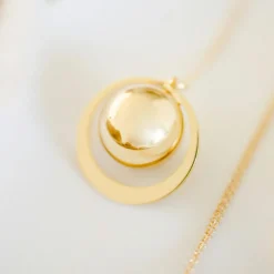 Bola de grossesse Gaïa chaîne (or jaune 18 carats)|Pleine Lune Clearance