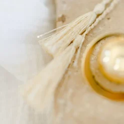 Bola de grossesse Gaïa cordon crème (or jaune 18 carats)|Pleine Lune Best