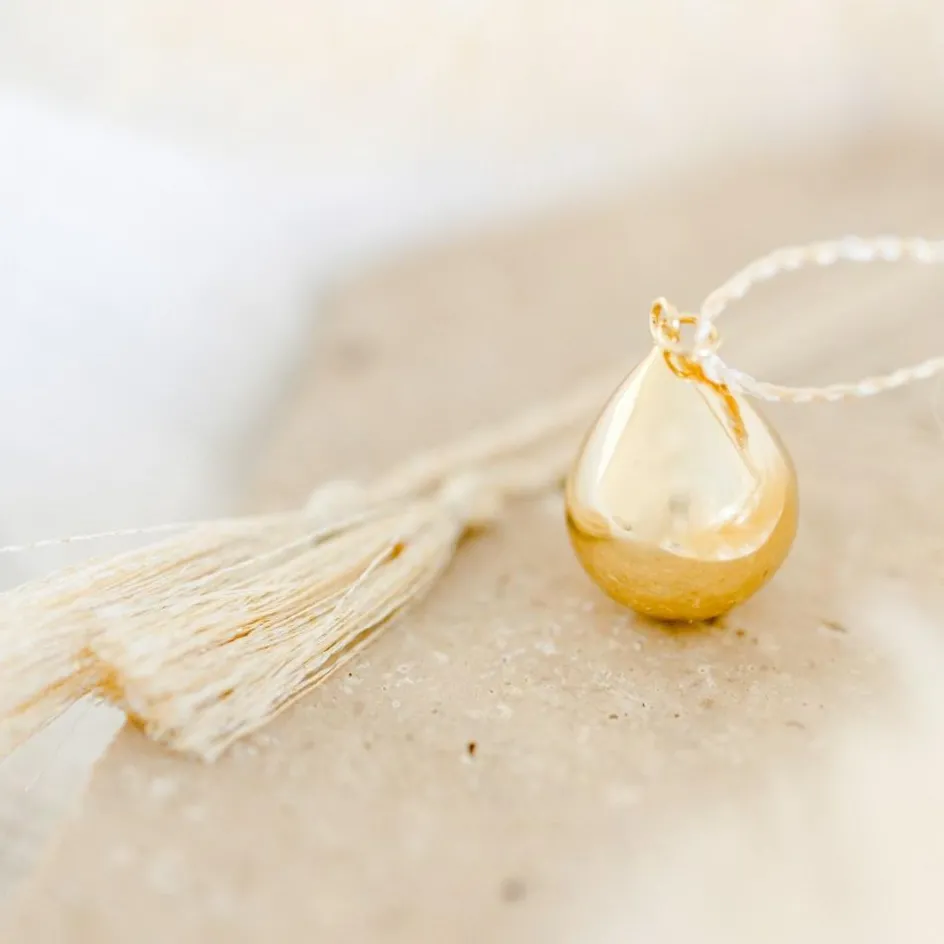 Discount Pleine Lune Bola de grossesse Goutte cordon personnalisable (or jaune 18 carats)