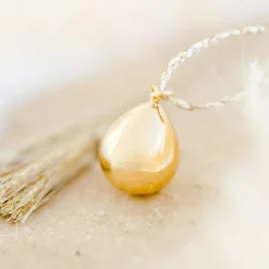 Discount Pleine Lune Bola de grossesse Goutte cordon personnalisable (or jaune 18 carats)