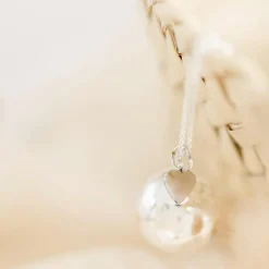 Bola de grossesse Gri-Gri Cœur chaîne (plaqué argent 925)|Pleine Lune New