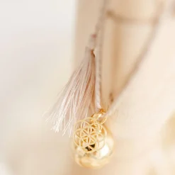 Bola de grossesse Gri-Gri Graine de vie cordon biscuit (or jaune)|Pleine Lune Sale