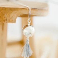 Bola de grossesse Mala chaîne (plaqué argent 925)|Pleine Lune Best