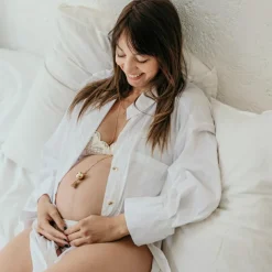 Best Pleine Lune Bola de grossesse Mala chaîne (or jaune 18 carats)