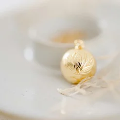 Outlet Pleine Lune Bola de grossesse Nymphéa chaîne (or jaune 18 carats)