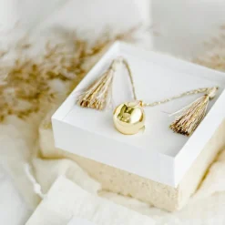 Hot Pleine Lune Bola de grossesse Odessa cordon (or jaune 18 carats)