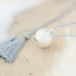 Bola de grossesse Origine cordon personnalisable (plaqué argent 925)|Pleine Lune Best