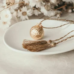 Bola de grossesse Peau à peau cordon doré (or jaune 18 carats)|Pleine Lune Outlet