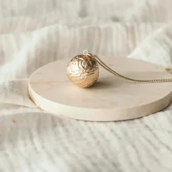 Discount Pleine Lune Bola de grossesse Peau à peau chaîne (or jaune 18 carats)