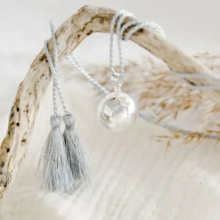 Online Pleine Lune Bola de grossesse Perle cordon personnalisable (plaqué argent 925)