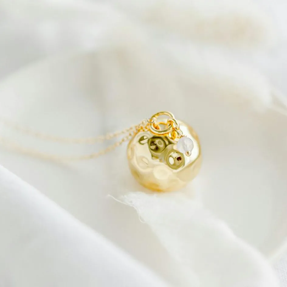 Sale Pleine Lune Bola de grossesse chaîne (or jaune 18 carats)