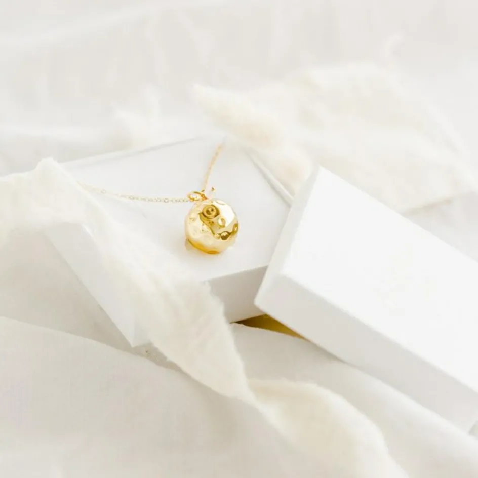 Sale Pleine Lune Bola de grossesse chaîne (or jaune 18 carats)