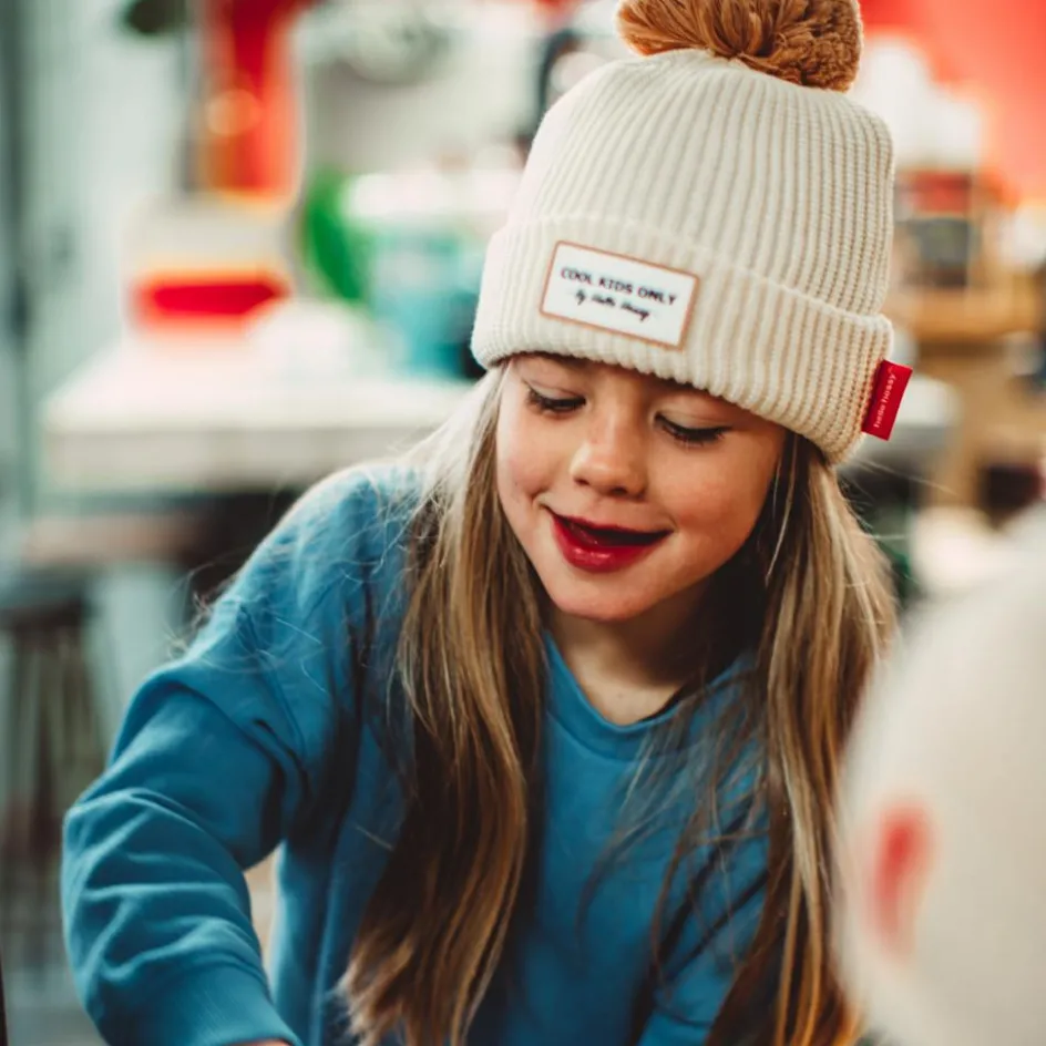 Clearance Hello Hossy Bonnet Block Sandy (2-5 ans)