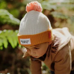 Best Hello Hossy Bonnet Color Block Camel (2-5 ans)