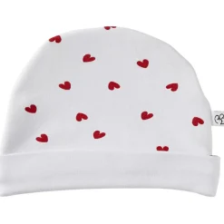Clearance BB & Co Bonnet de naissance doublé Mon petit coeur (3 mois)