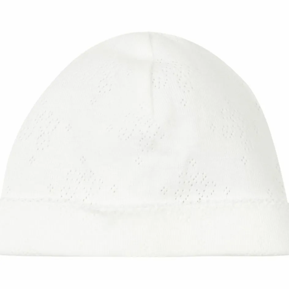 Discount Tartine et Chocolat Bonnet de naissance en coton bio écru (1-3 mois)