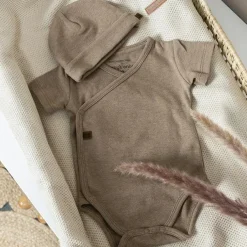 Baby's Only Bonnet de naissance en coton bio Melange clay (0-3 mois)