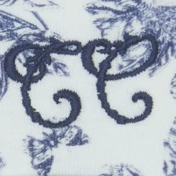 Bonnet de naissance Toile de Jouy bleu|Tartine et Chocolat Hot